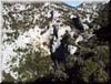 Vue de l'ermitage depuis l'aire de stationnement